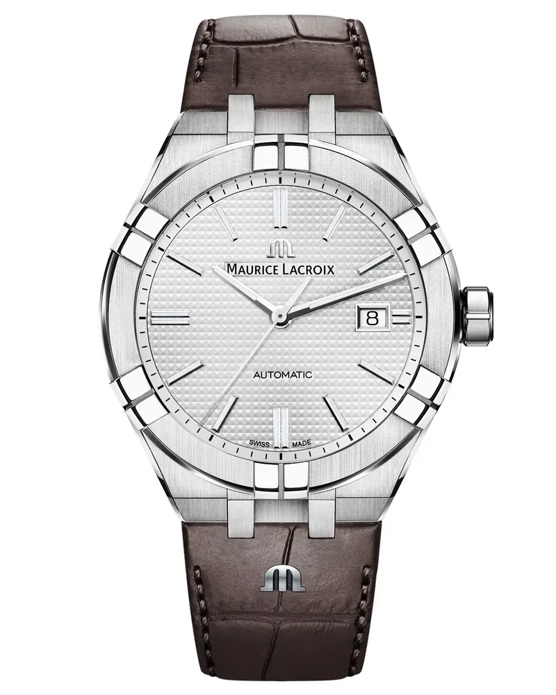 Maurice Lacroix Aikon Date Herrenuhr AI6008-SS001-130-1 Silber