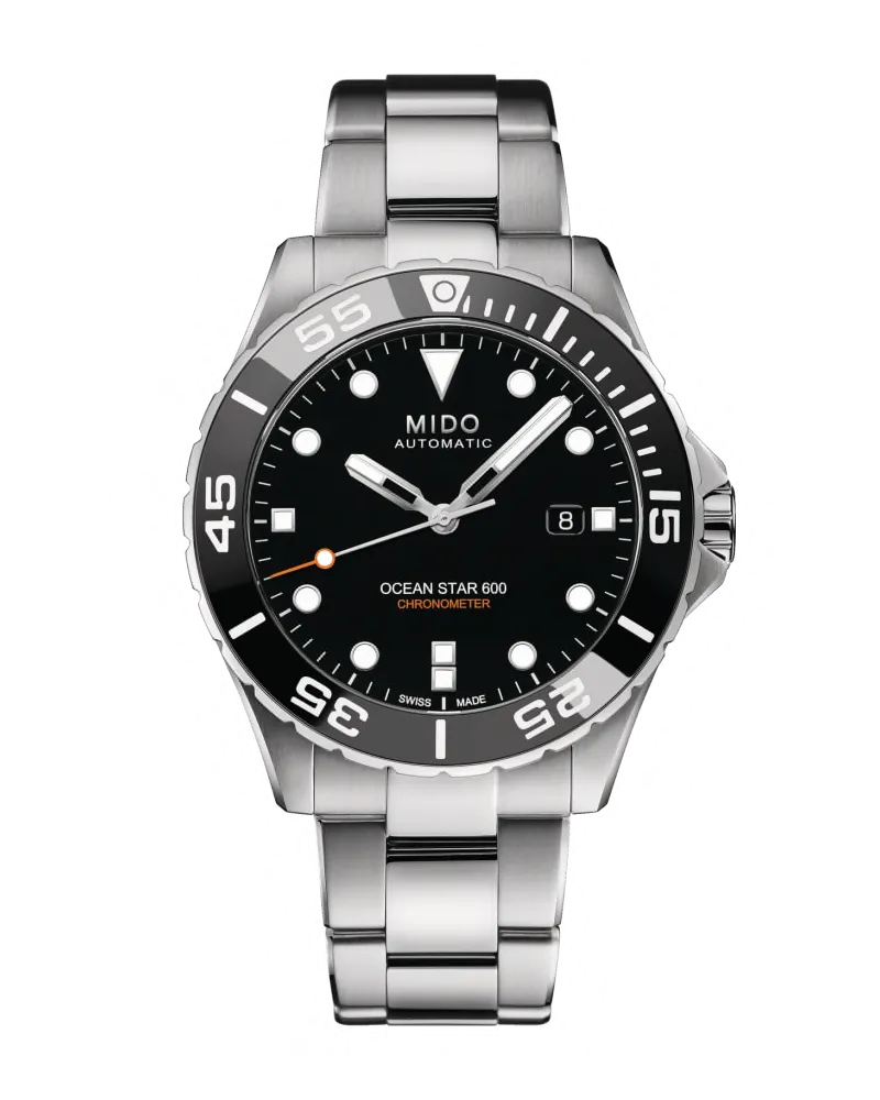 Mido Captain Ocean Star 600 M026.608.11.051.00 Herrenuhr Schwarz