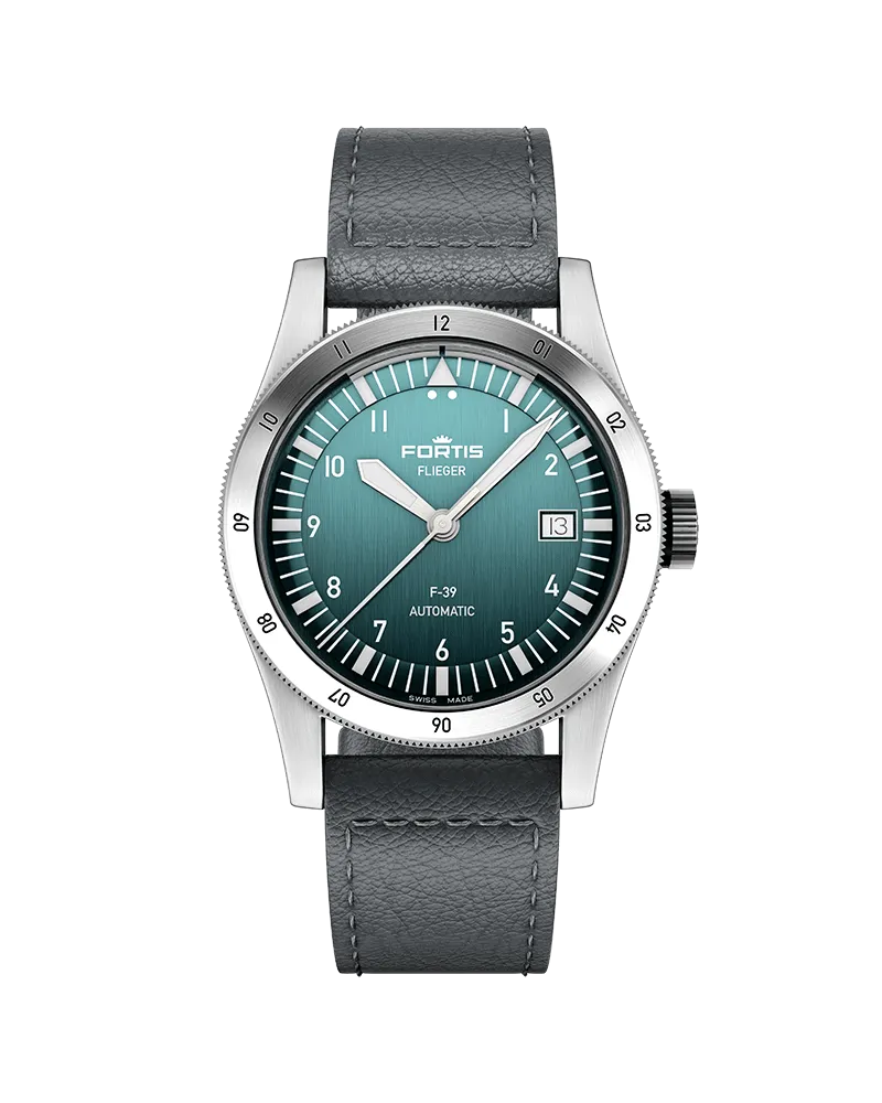 FORTIS FLIEGER F-39 Automatic Petrol Herrenuhr F4220020 Petrol