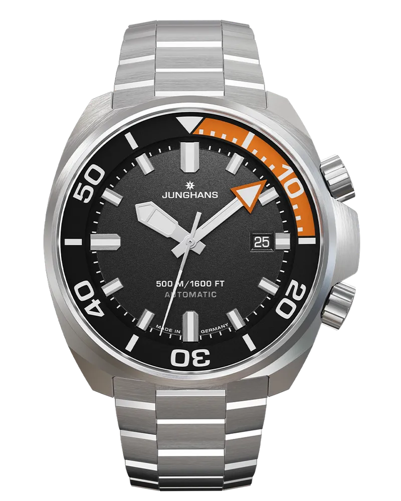 Junghans Aquaris Diver, Taucheruhr bis 50 bar, Automatikwerk Herrenuhr 27/4668.44 