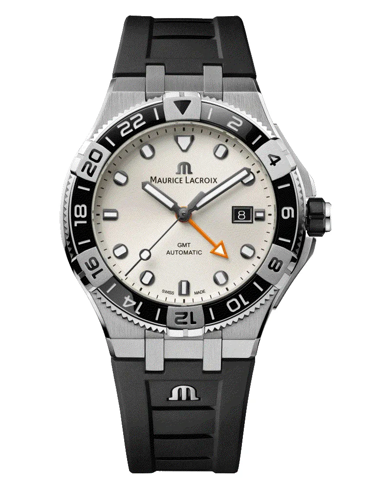 Maurice Lacroix Aikon GMT Herrenuhr AI6158-SS001-130-2 Weiß