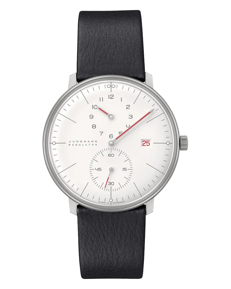 Junghans Max Bill Regulator Bauhaus Herrenuhr 27/4493.02 Weiß