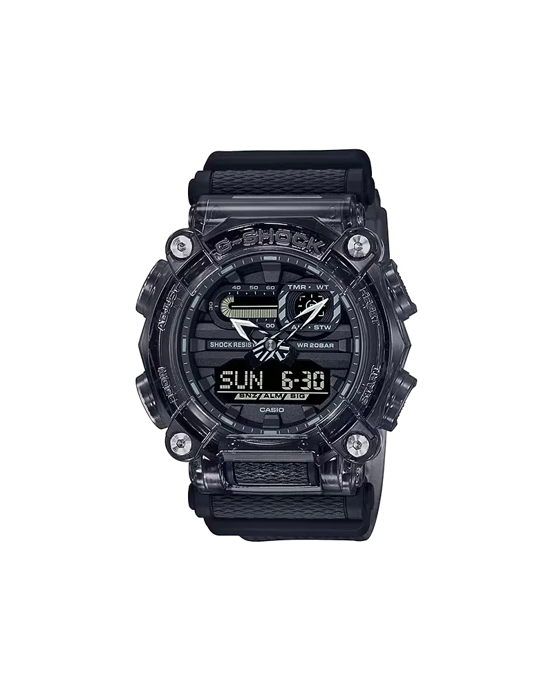 Casio Casio Herrenuhr  Skeleton GA-900SKE-8AER Schwarz