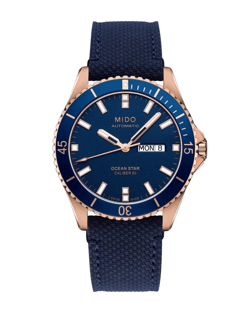 Mido Captain Ocean Star Herrenuhr M0264303604100 Blau