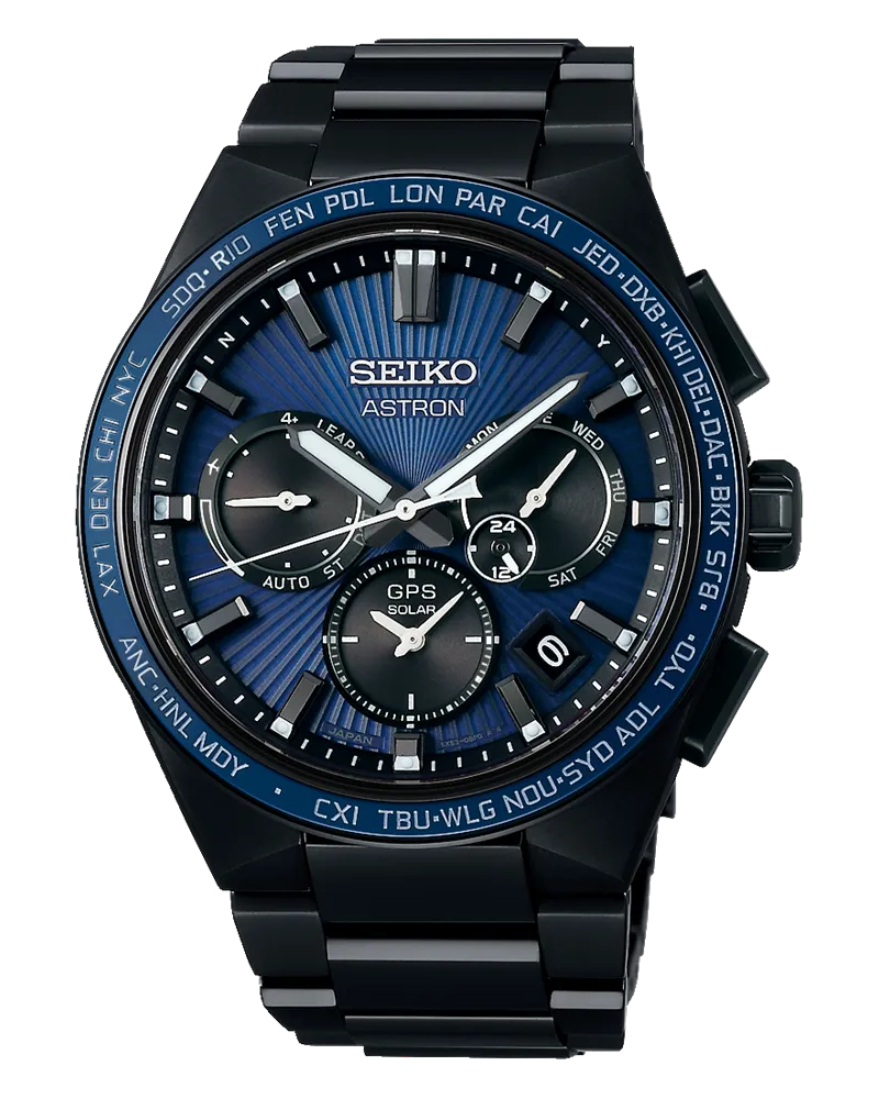 Seiko Astron GPS Solar SSH121J1 Herrenuhr Blau