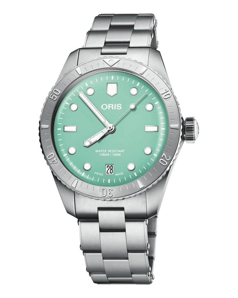 ORIS Divers Sixty‑Five Cotton Candy 38mm Grün Unisexuhr 01 733 7771 4057-07 8 19 18 