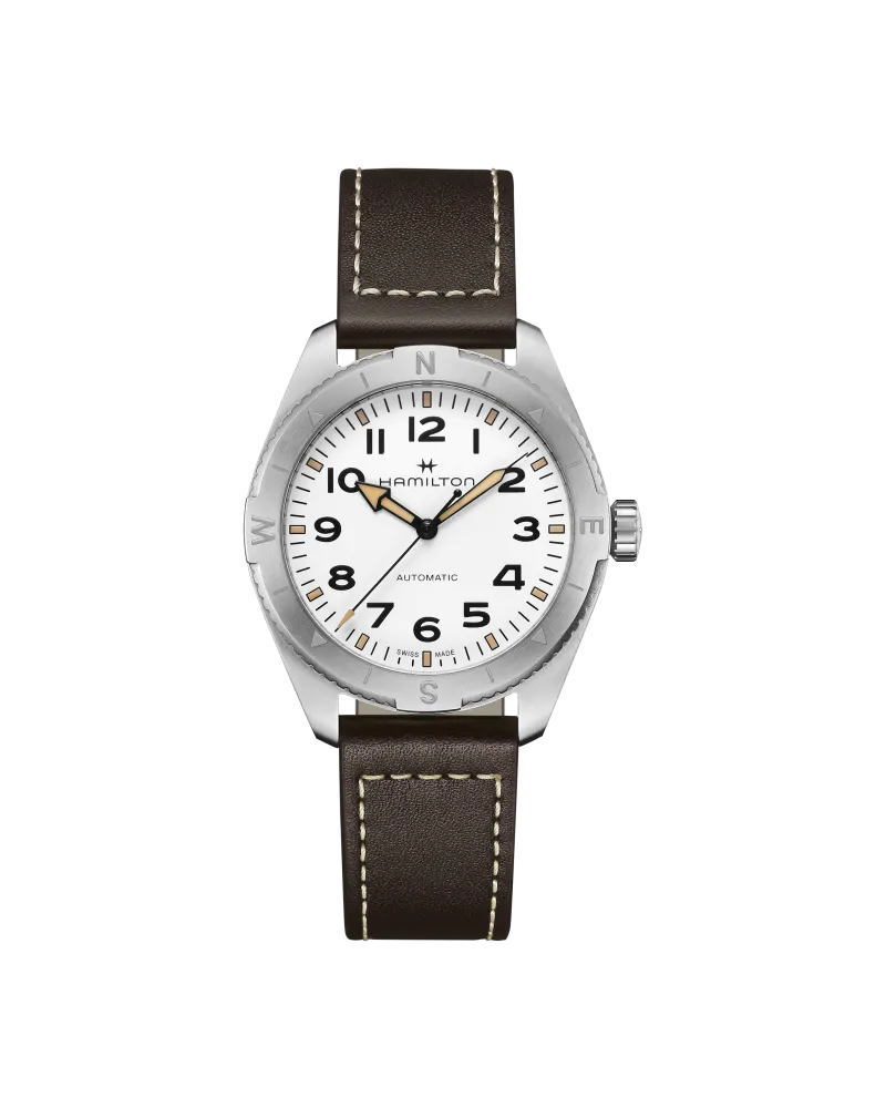 HAMILTON Khaki Field Expedition Herrenuhr H70315510 Weiß