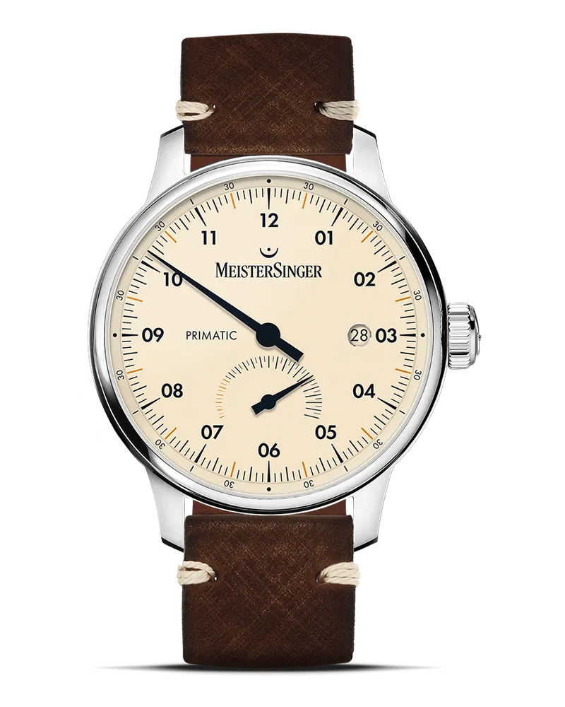 MeisterSinger Primatic Automatik Herrenuhr PR903 Creme