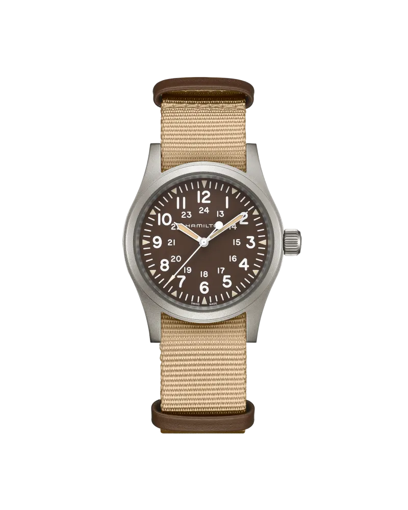 HAMILTON Khaki Field Mechanical H69439901 Herrenuhr Braun