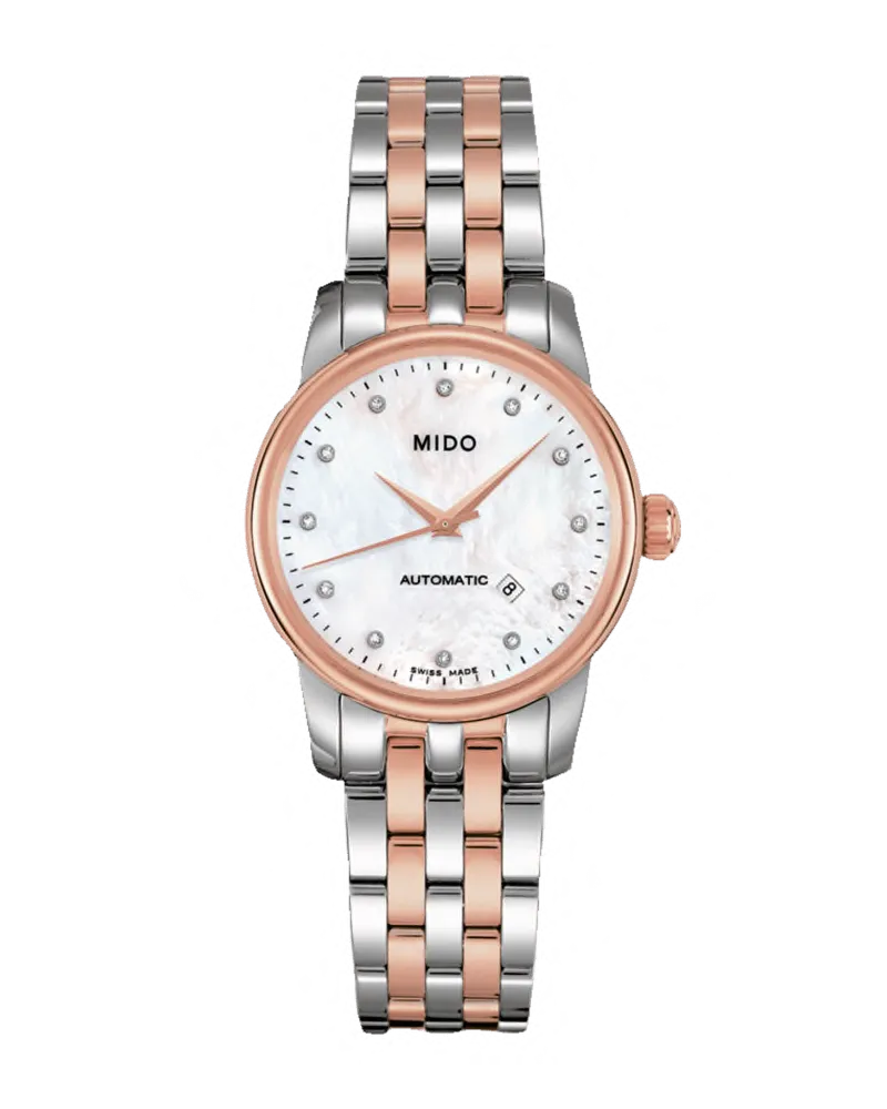 Mido Baroncelli II Damenuhr M76009691 Perlmutt