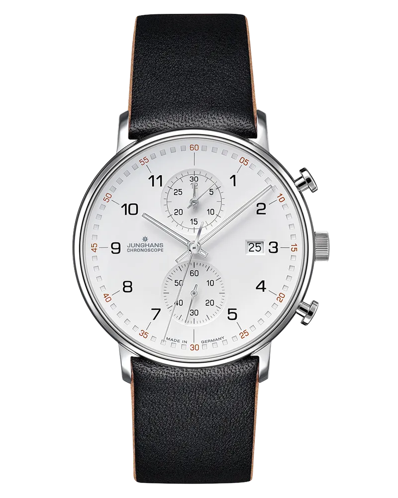 Junghans FORM C 041/4771.00 Herrenuhr Weiß