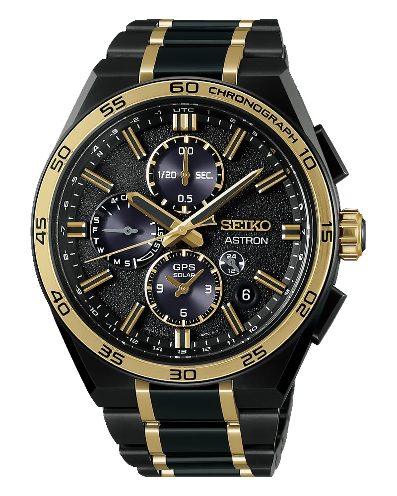 Seiko ASTRON GPS Solar Dual Time Chronograph 145th Anniversary Limited Edition Herrenuhr SSH186J1 