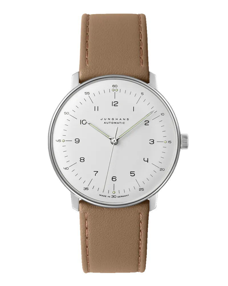 Junghans max bill Automatic Saphirglas Herrenuhr 027/3502.02 Weiß