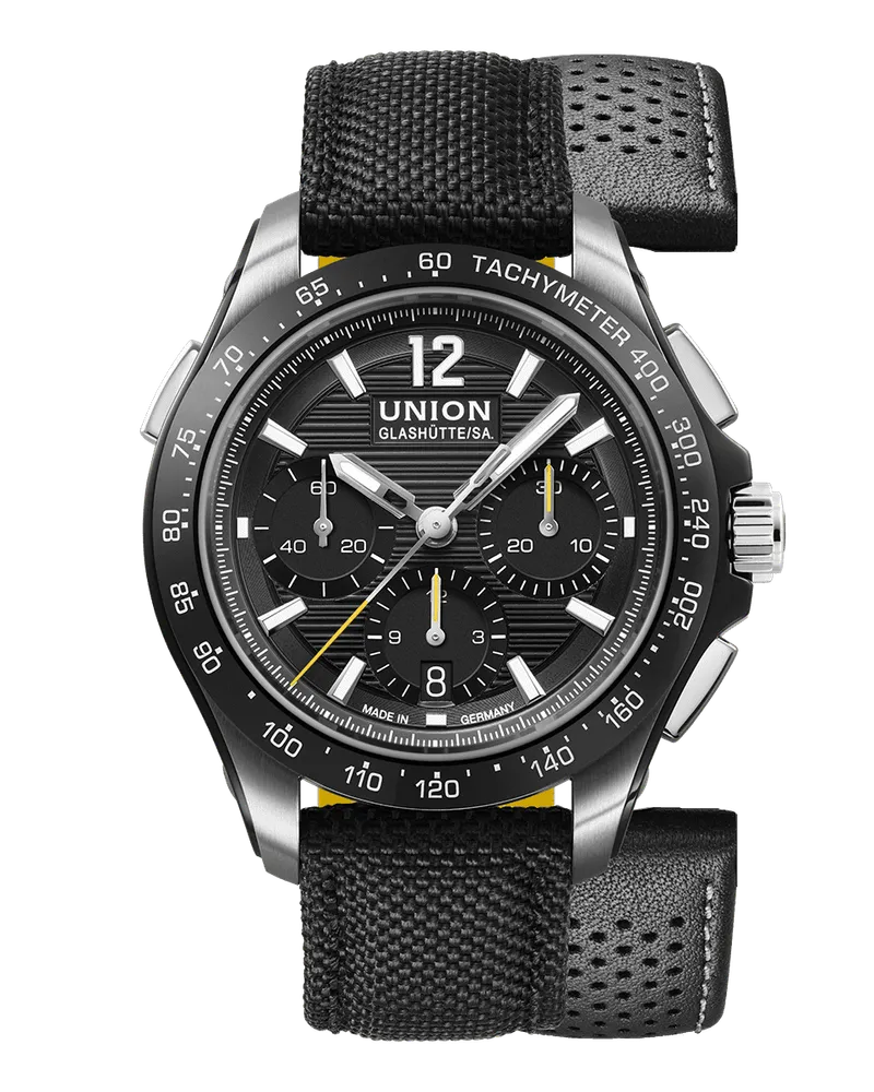 Union Glashütte Belisar CHRONOGRAPH Sport  Herrenuhr D014.927.16.057.00 Schwarz