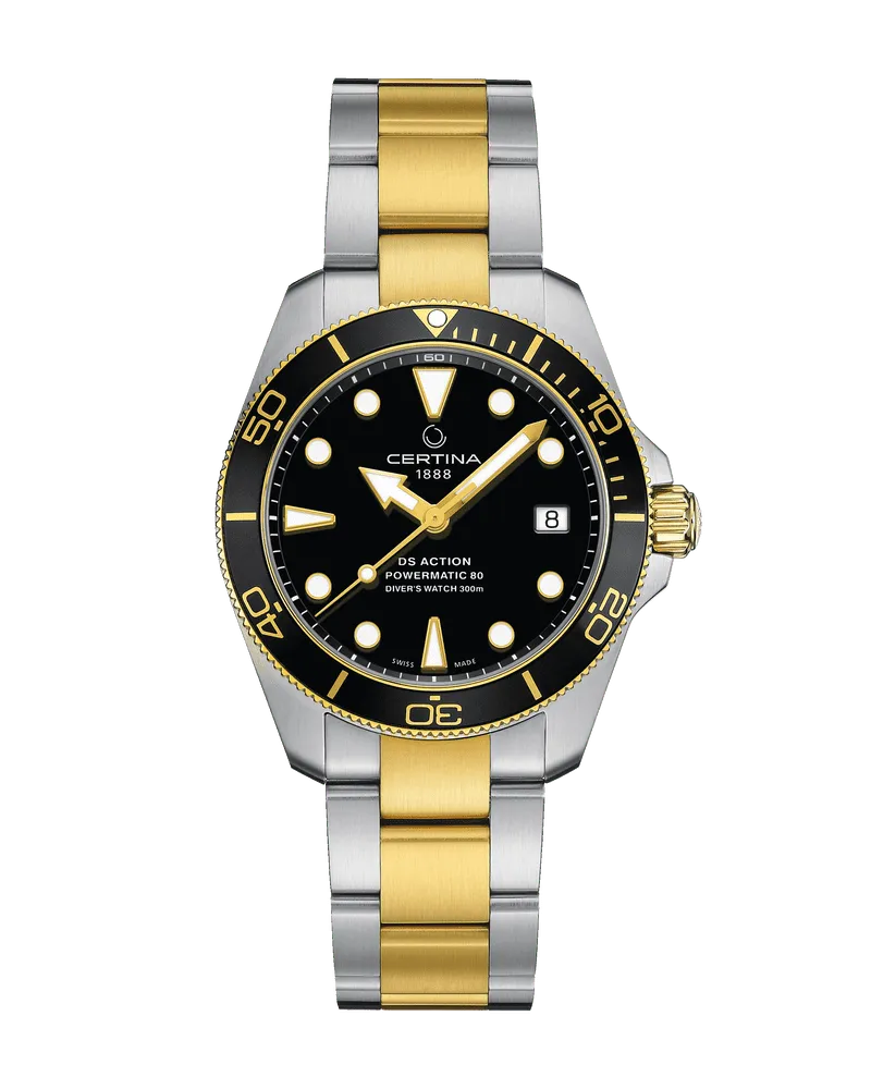 Certina DS Action Diver 38mm Herrenuhr C032.807.22.051.00 Schwarz