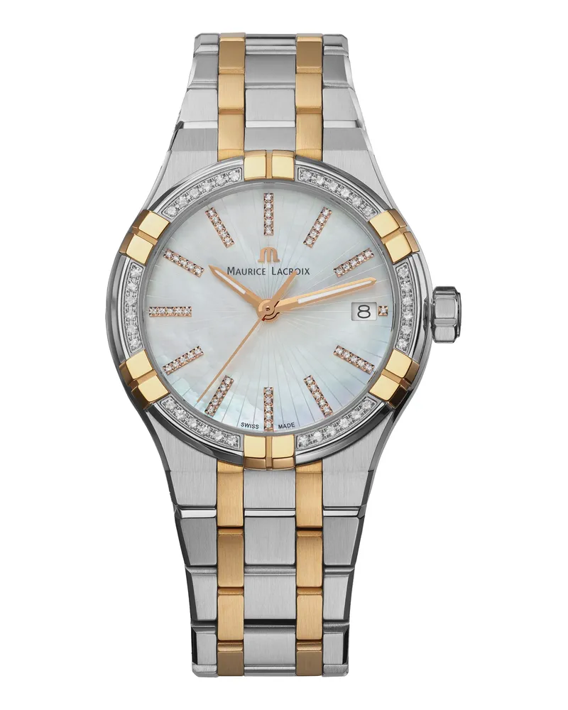 Maurice Lacroix Aikon Date Damenuhr AI1106-PVPD2-170-1 Weiß