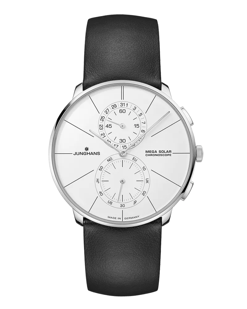 Junghans Meister fein Chronoscope Mega Solar He 