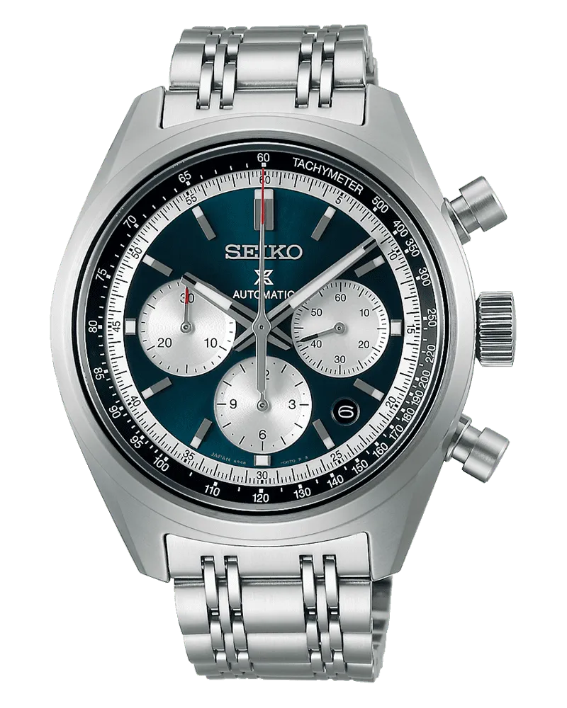 Seiko Prospex Speedtimer Automatik Chronograph Herrenuhr SRQ051J1 Blau
