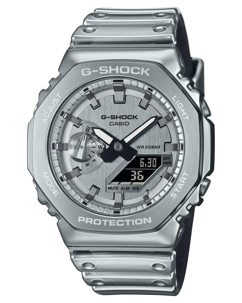 Casio Classic Herrenuhr GM-2100YM-8AER Silber