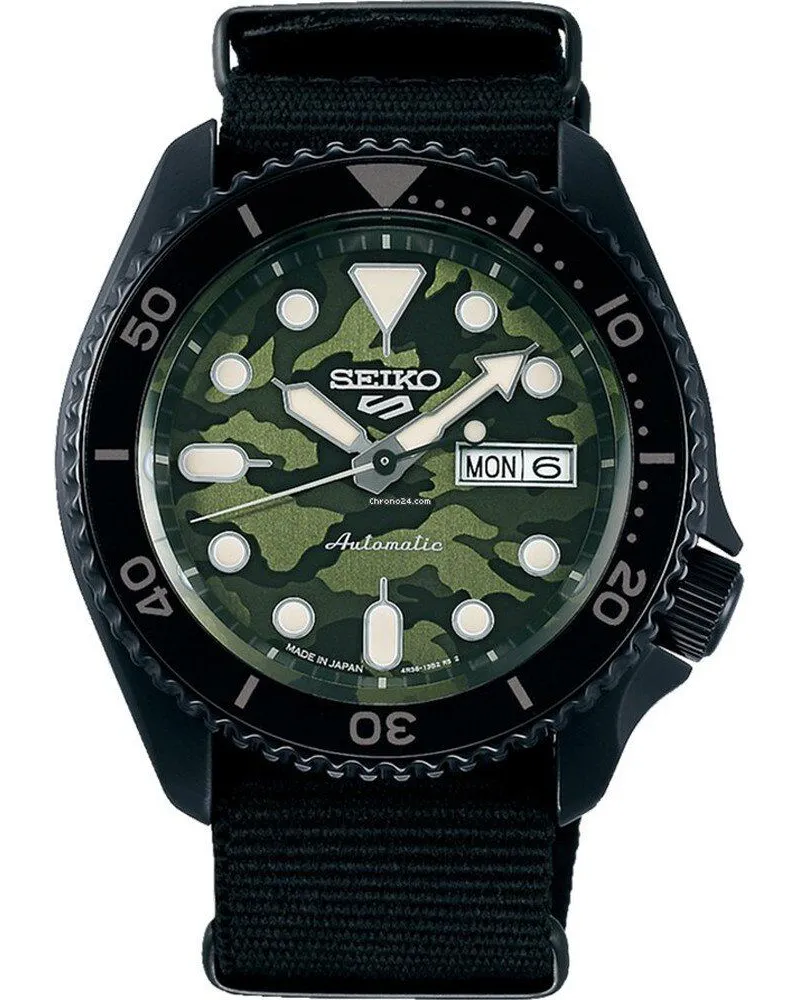 Seiko Seiko 5 Sports Automatic Street Style Herrenuhr SRPJ37K1 Grün