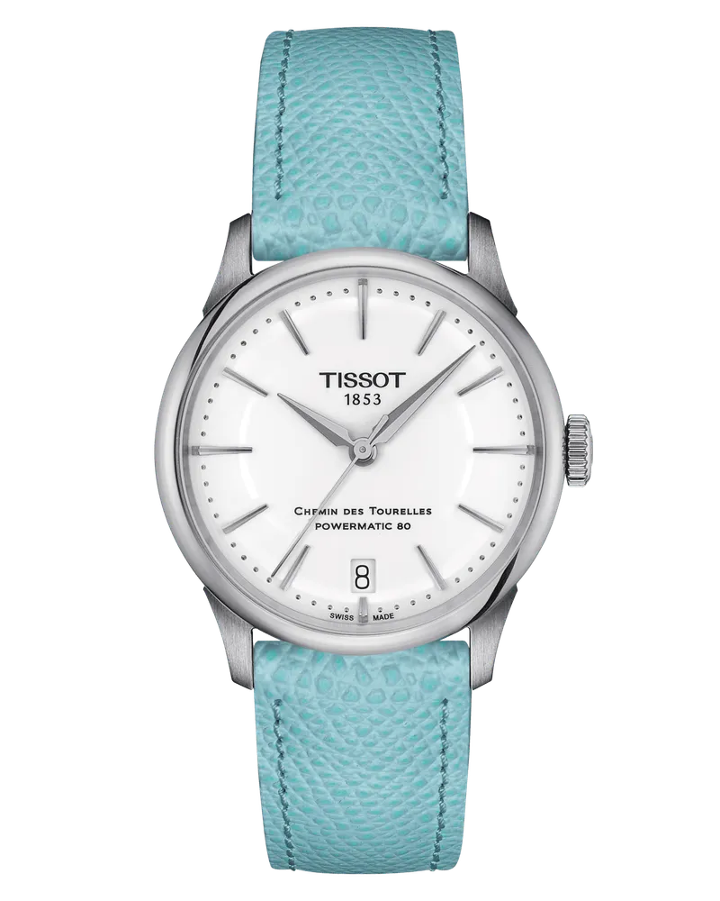 Tissot Chemin Des Tourelles Powermatic 80 Damenuhr T139.207.16.011.00 Weiß