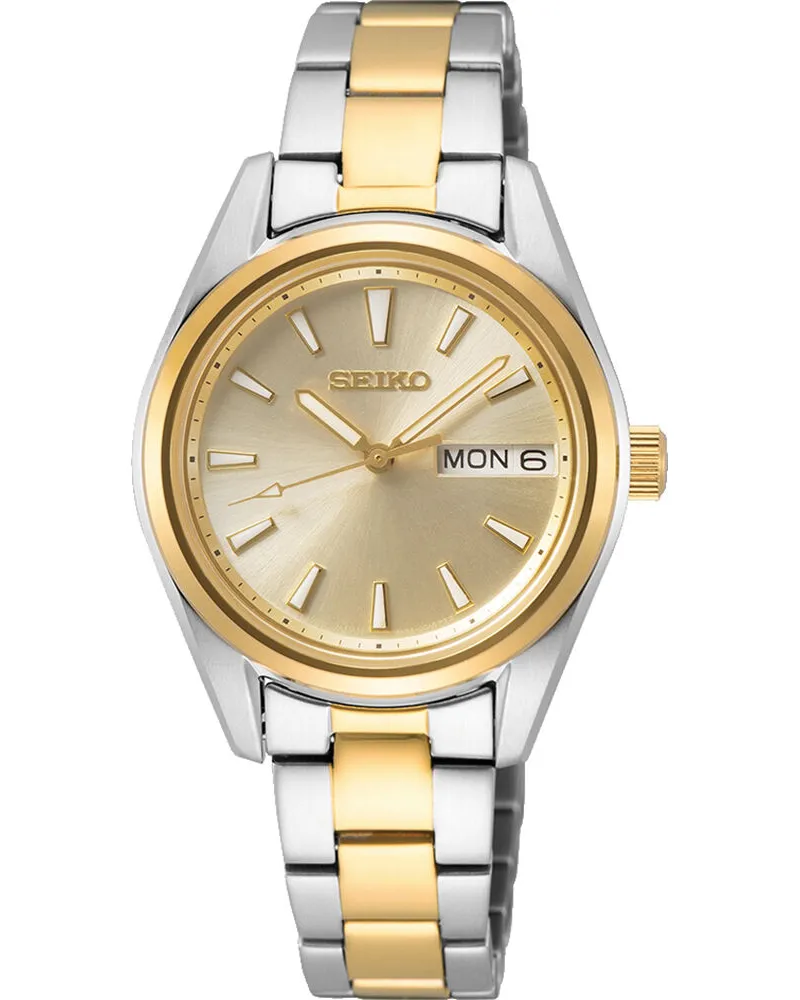 Seiko Quarz SUR354P1 Damenuhr Gold