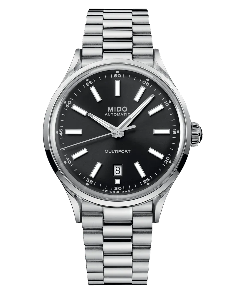 Mido Multifort Patrimony Powerwind Herrenuhr M040.407.11.061.00 Anthrazit