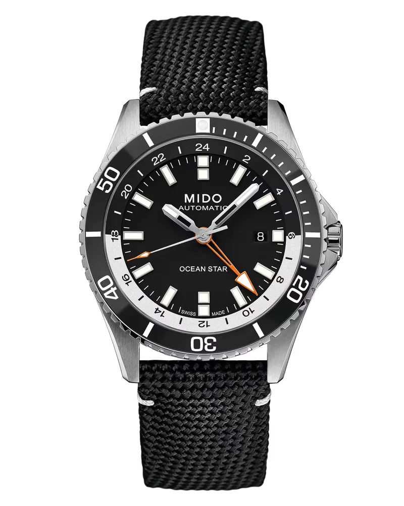 Mido Ocean Star GMT 44mm, 200 m wasserdicht, Taucheruhr, Automatikwerk Herrenuhr M026.629.17.051.01 