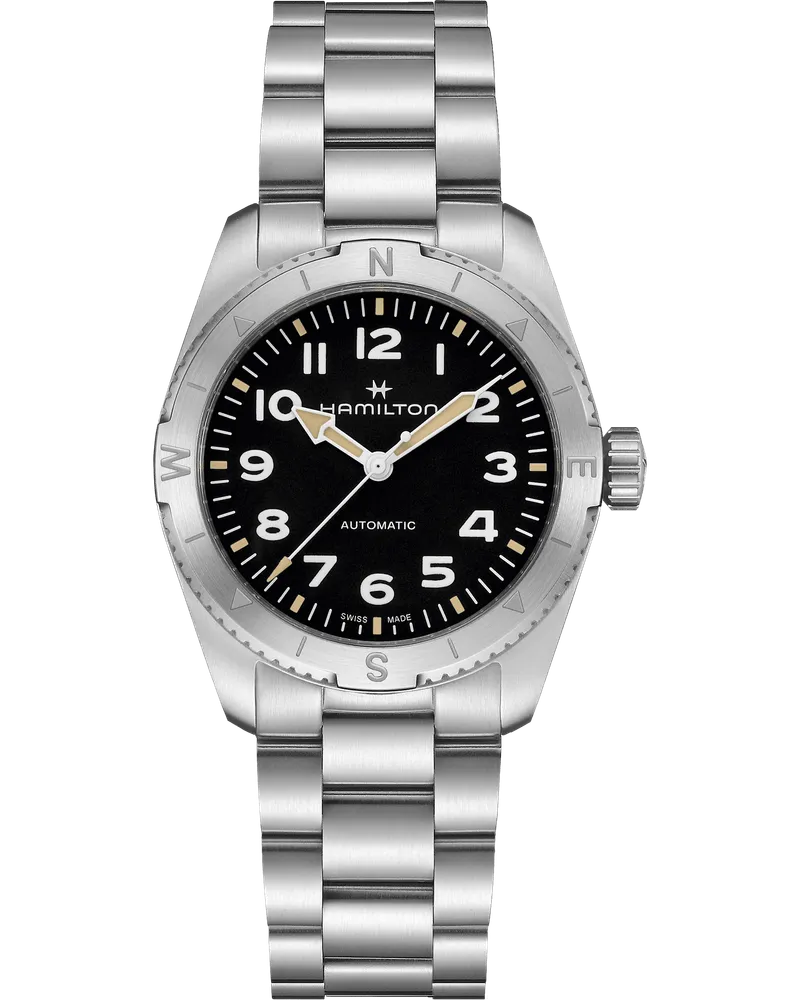 HAMILTON Khaki Field Expedition Automatik Herrenuhr H70225130 Schwarz
