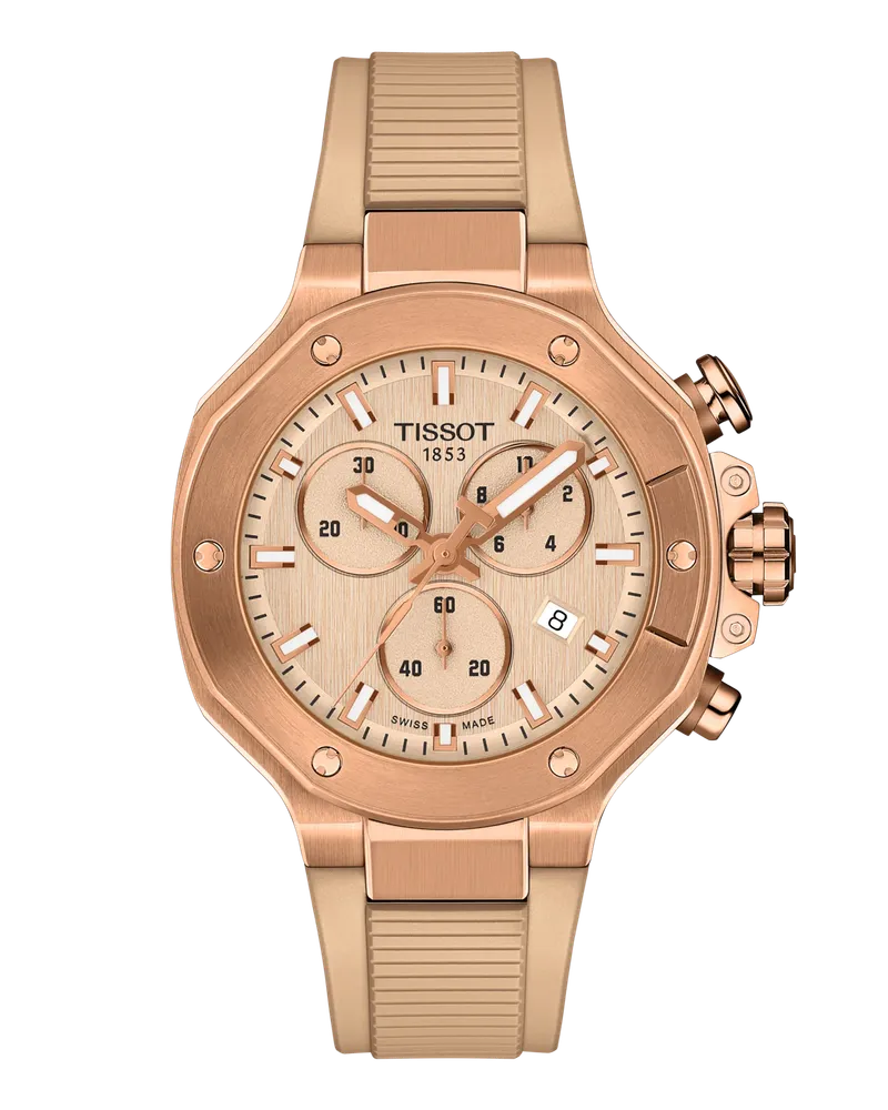 Tissot Tissot T-Race Quartz Chronograph 38mm Herrenuhr T141.817.37.501.00 Beige