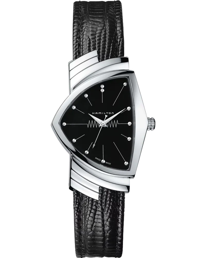 HAMILTON Ventura Quartz H24411732 Herrenuhr Schwarz