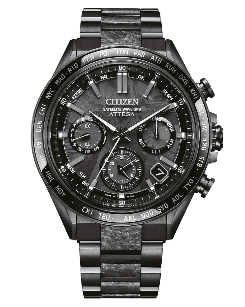 Citizen Attesa Satellite Wave GPS Herrenuhr CC4067-66E Grau