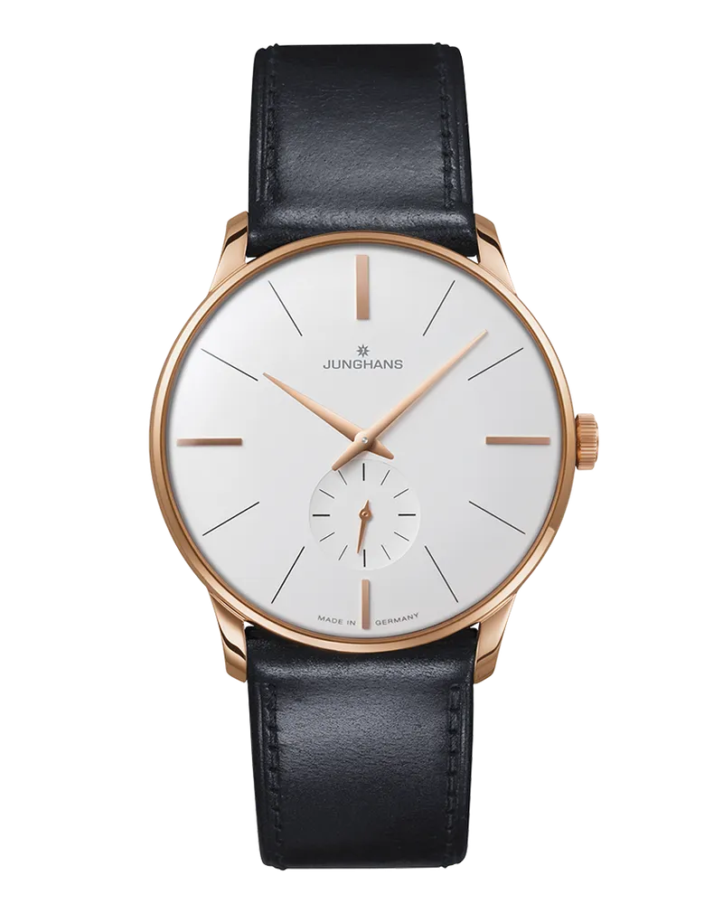 Junghans Meister Handaufzug Saphirglas Herrenuhr 027/5002.02 Weiß