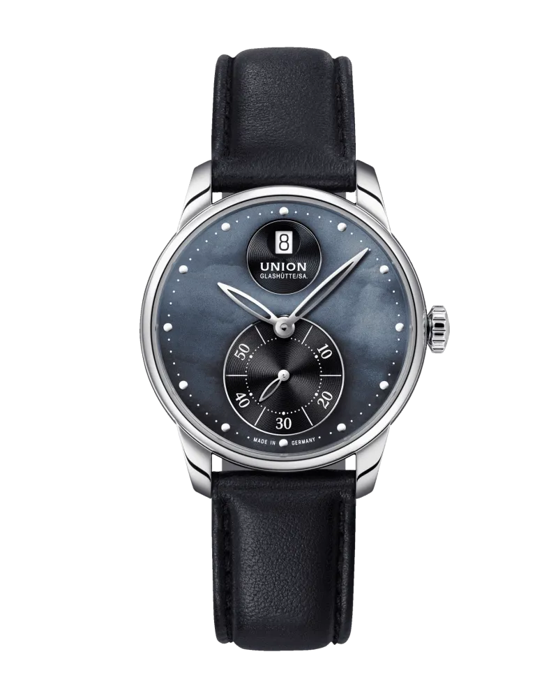 Union Glashütte Seris Small Second Mother of Pearl Damenuhr D013.228.16.121.00 Schwarz