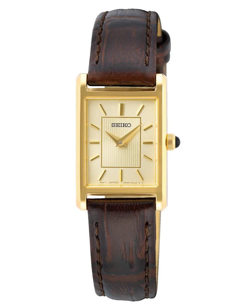 Seiko Quarz Damenuhr SWR066P1 Beige