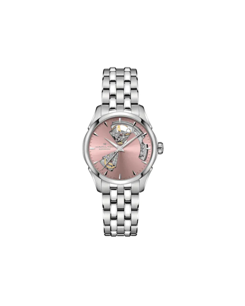 HAMILTON Jazzmaster Open Heart Lady Automatik H32215170 Damenuhr Rosa