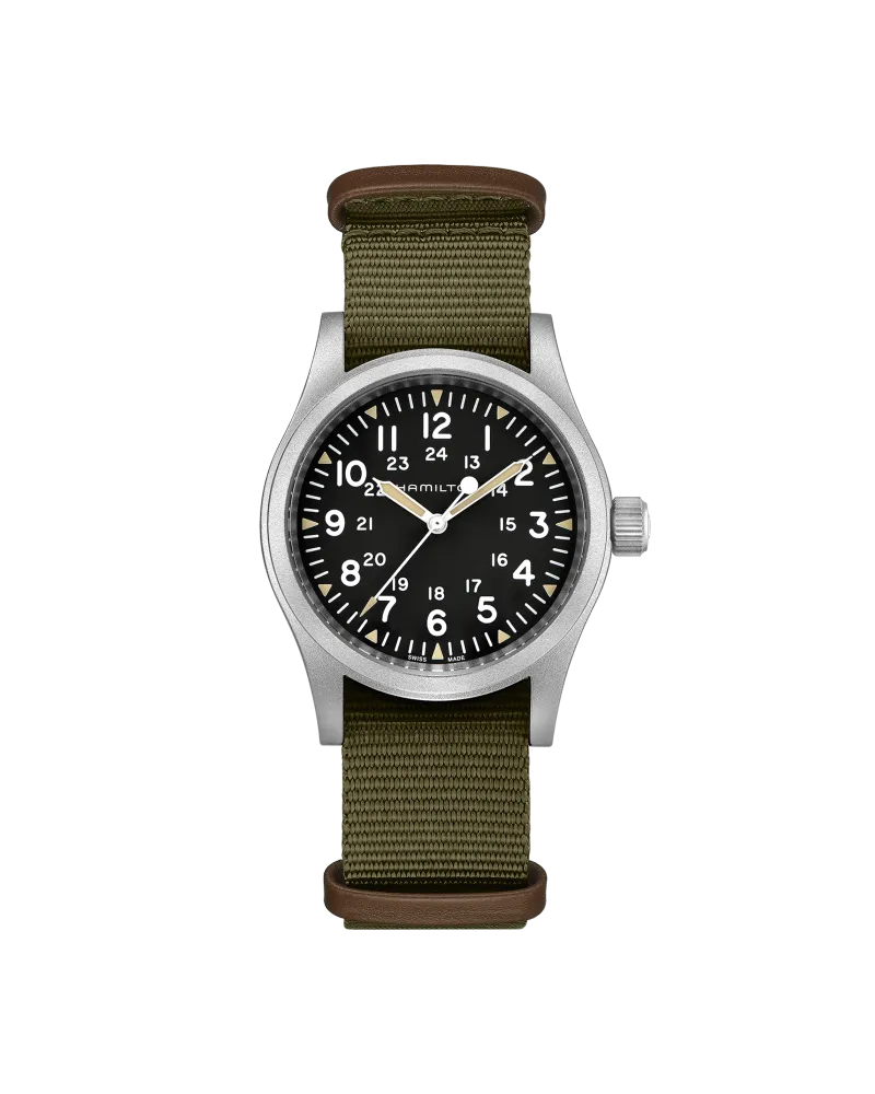 HAMILTON Khaki Field Mechanical H69439931 Herrenuhr Schwarz