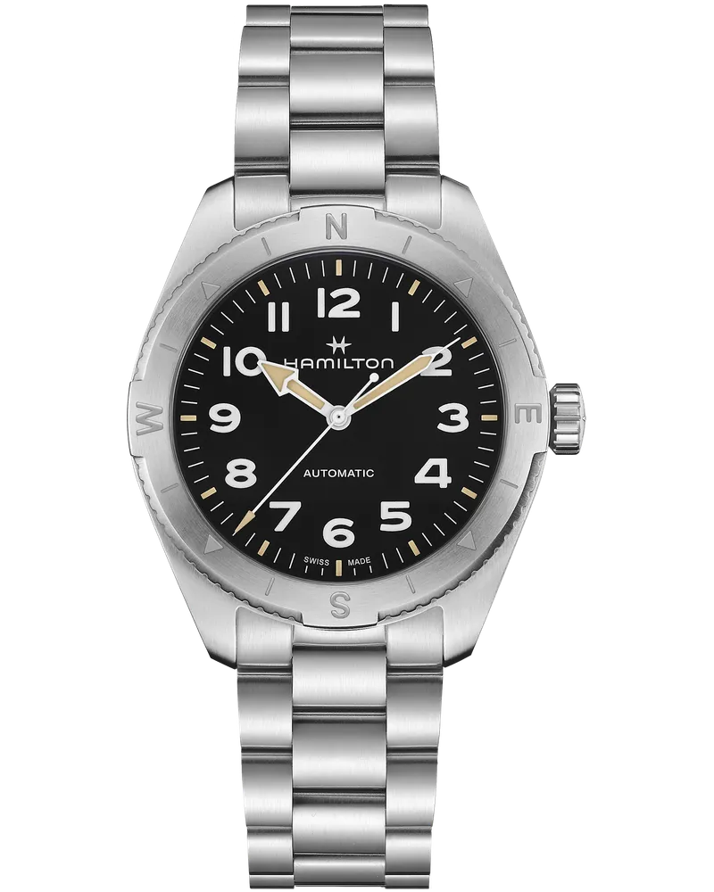 HAMILTON Khaki Field Expedition Herrenuhr H70315130 Schwarz