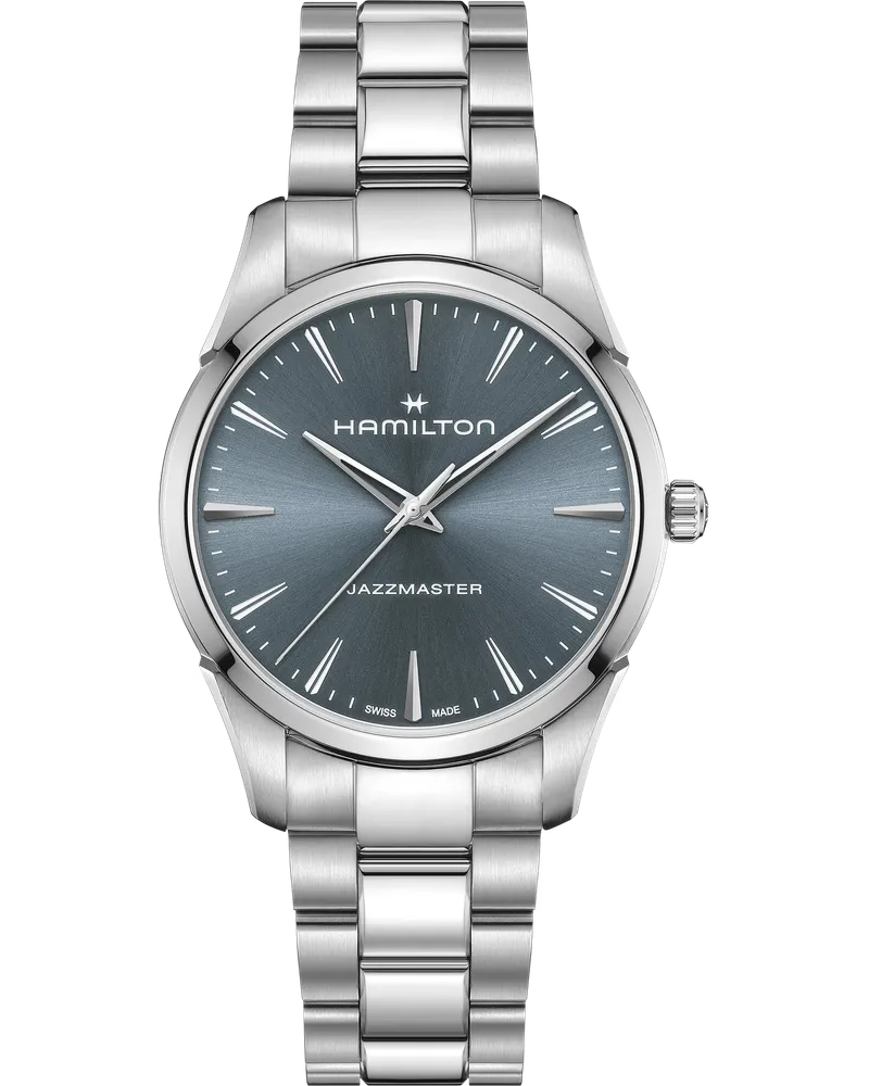 HAMILTON Jazzmaster Quartz  Blau Herrenuhr H32461141 Blau