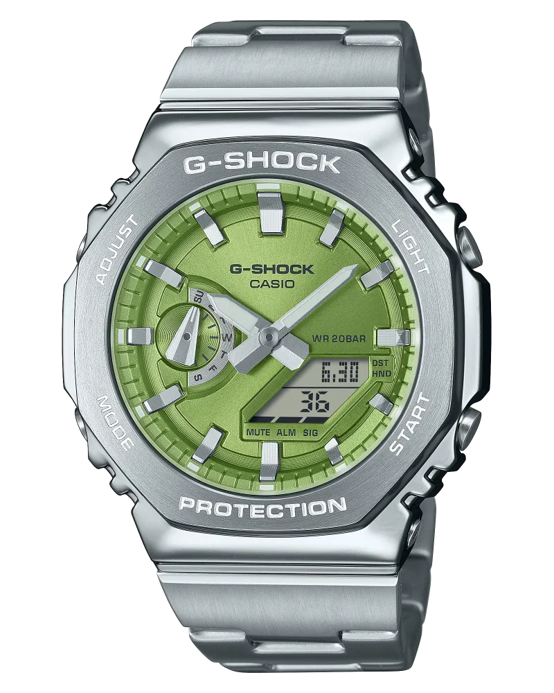 Casio Classic Herrenuhr GM-2110D-3AER Grün
