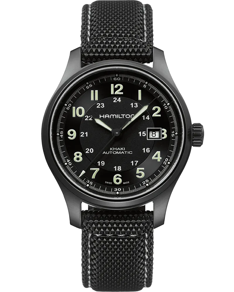 HAMILTON Khaki Titanium Automatik  Her 