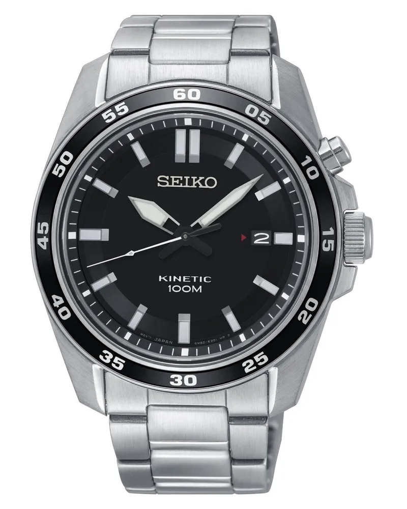 Seiko Kinetic Herrenuhr SKA785P1 Schwarz