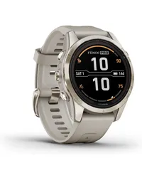 Garmin fēnix® 7S Pro Sapphire Solar Beige/Softg 