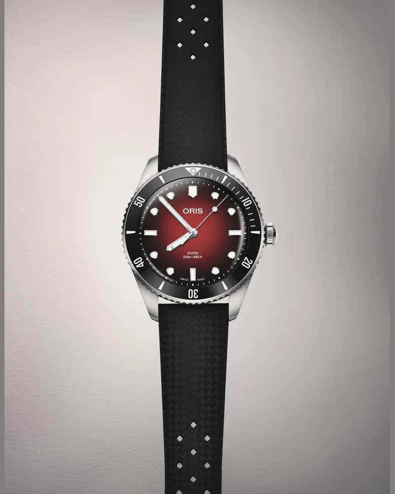 ORIS Oris X RedBar Limited Edition II 39mm Taucheruhr Herrenuhr 01 733 7795 4018-Set Rot