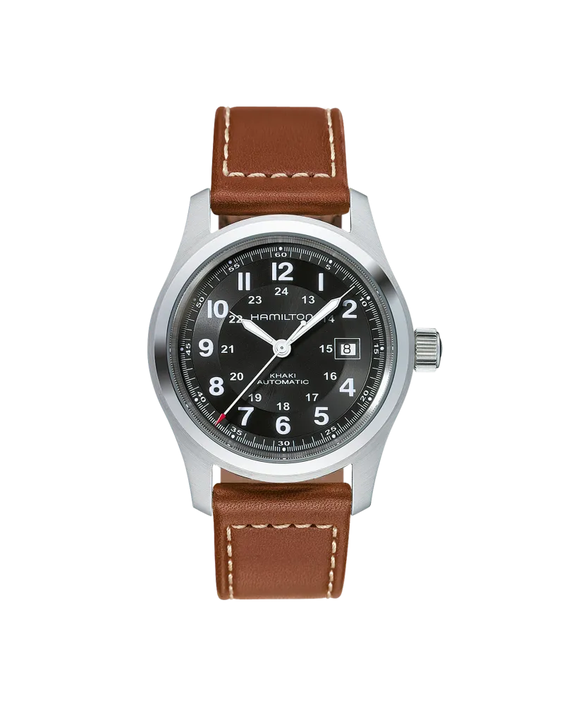 HAMILTON Khaki Field Automatik H70555533 Herrenuhr Schwarz