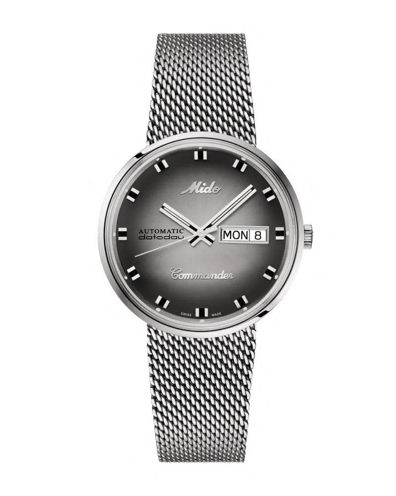 Mido Commander Damenuhr M842942711 Grau