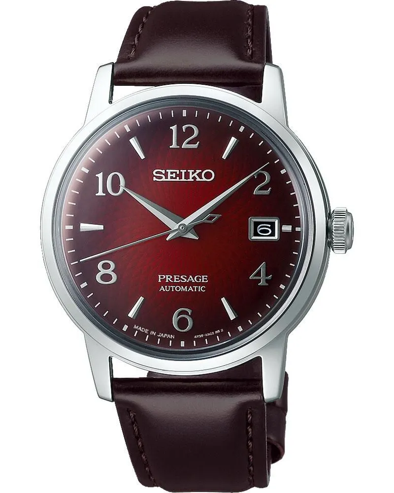 Seiko Presage Automatik Herrenuhr SRPE41J1 Rot