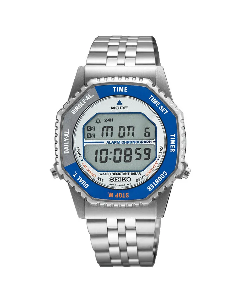Seiko Klassik Digital Chronograph, Herrenuhr SMGG21P1 Grau