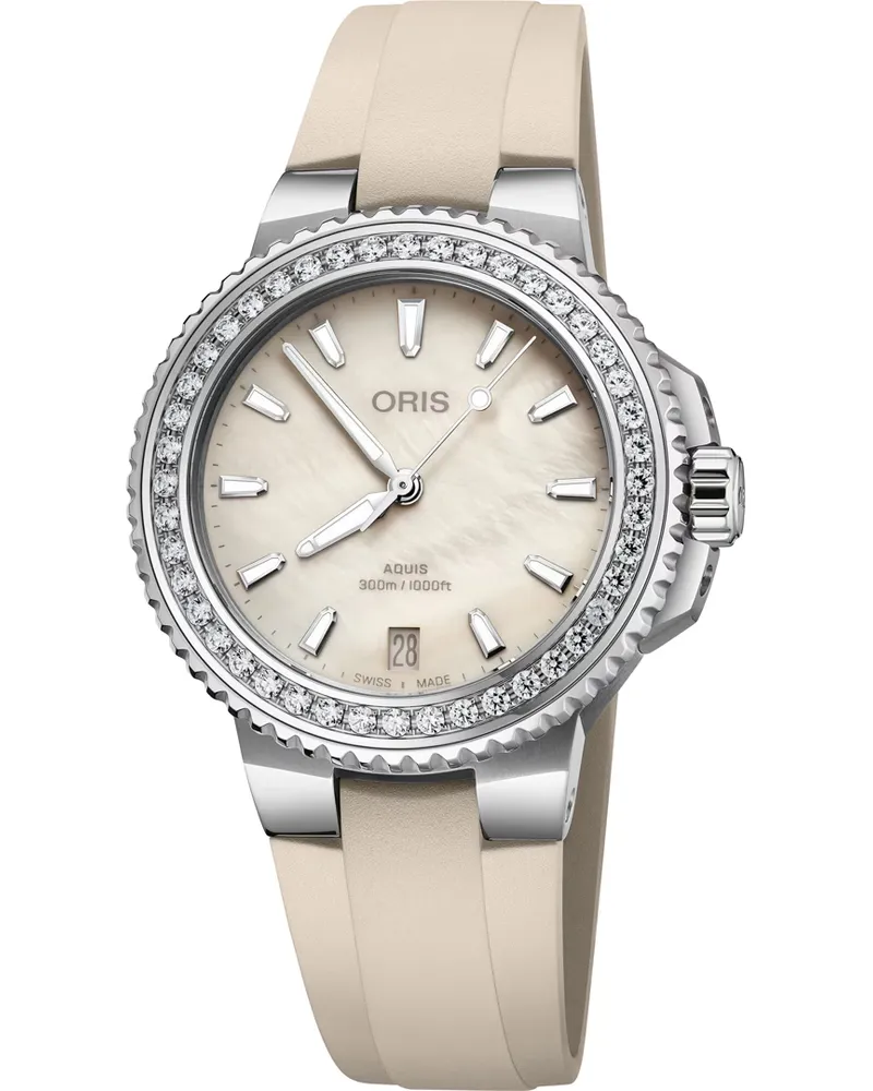 ORIS Herrenuhr Aquis 01 733 7792 4151-07 4 19 61FC Weiß