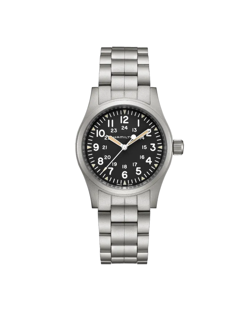 HAMILTON Khaki Field Mechanical H69529133 Schwarz
